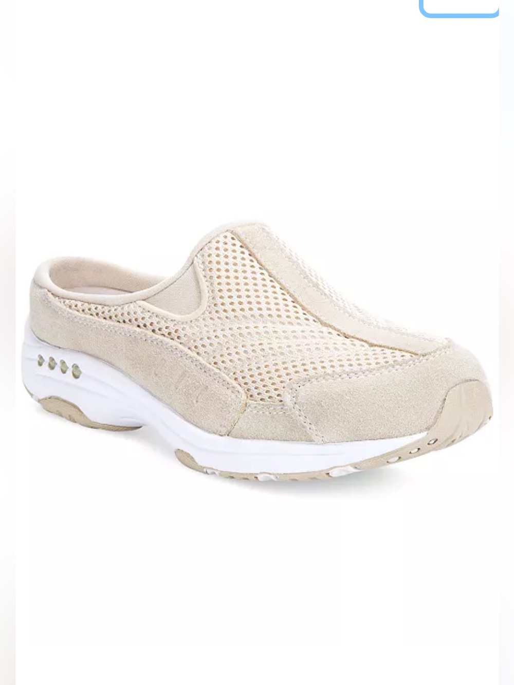 Easy Spirit Traveltime Slip-On Mule Sneakers | light natural | 6M